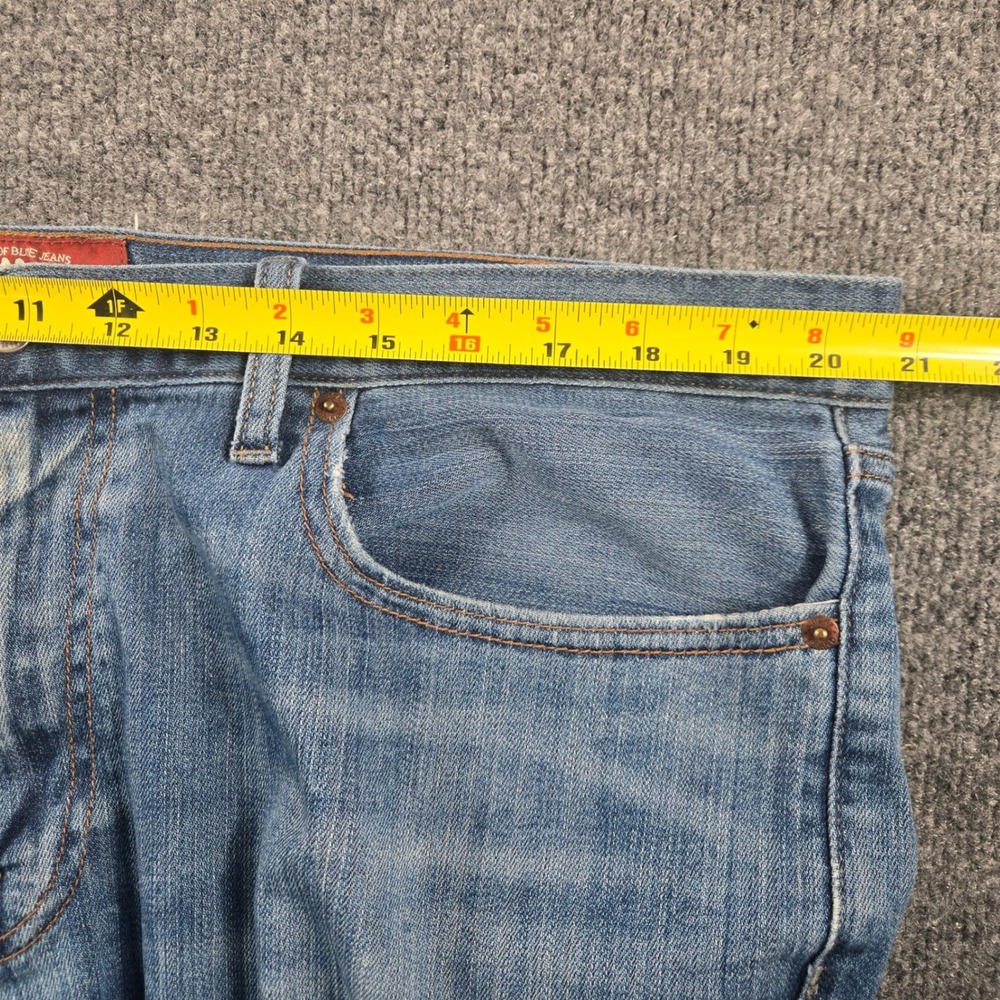Lucky Brand 361 Vintage Straight Jeans Mens 40x32 Blue Denim Medium Wash - Picture 16 of 16